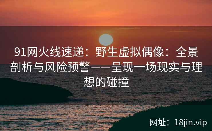 91网火线速递：野生虚拟偶像：全景剖析与风险预警——呈现一场现实与理想的碰撞
