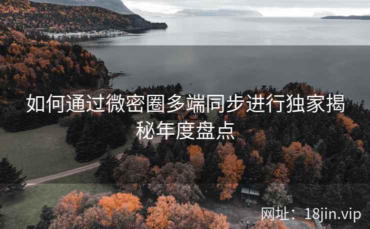 如何通过微密圈多端同步进行独家揭秘年度盘点