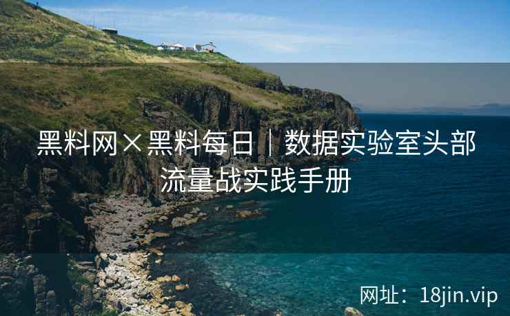 黑料网×黑料每日｜数据实验室头部流量战实践手册